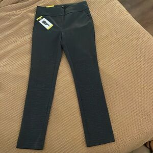Dalia Midrise Tummy Control narrow dark gray pants (new with tags)